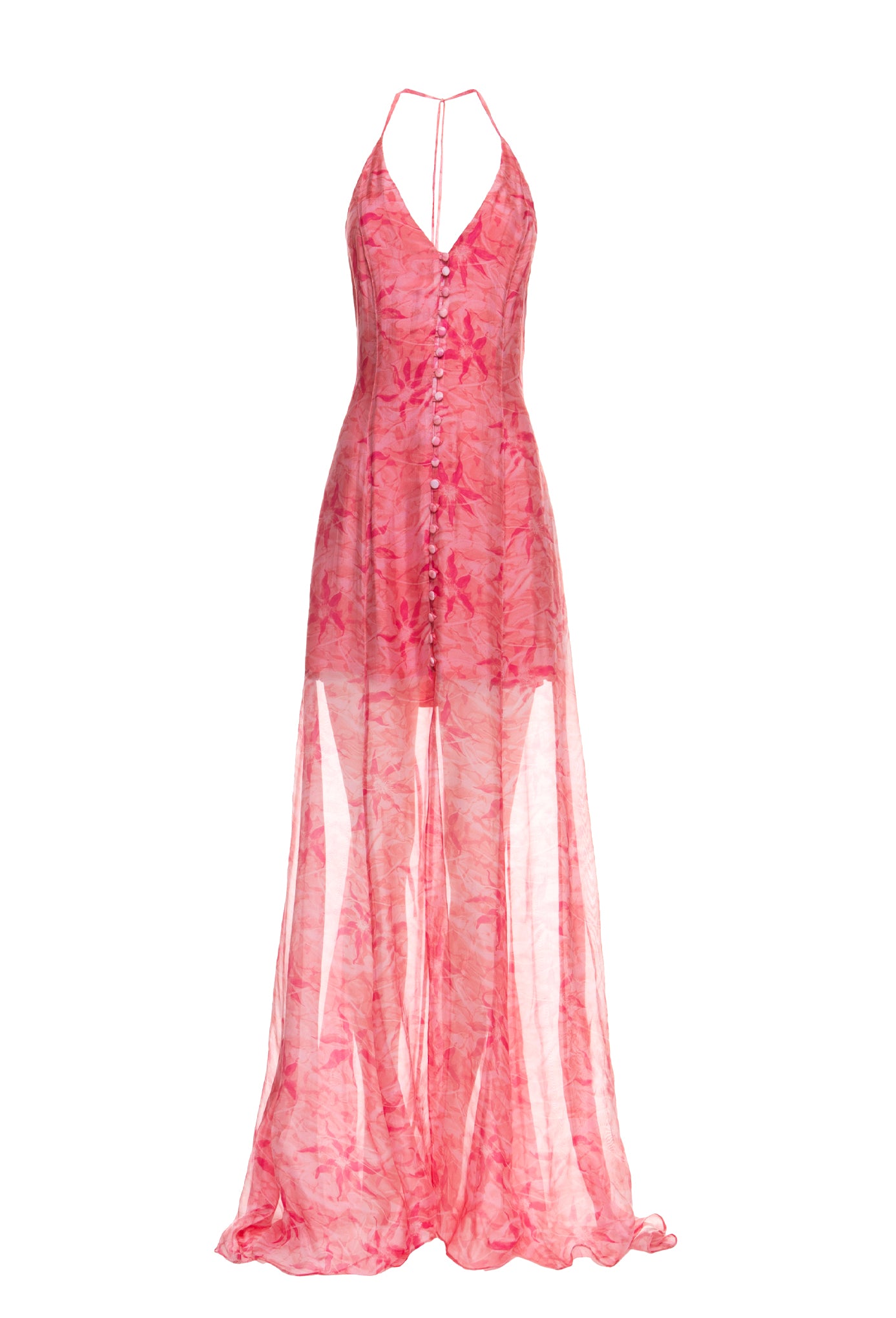 floating chiffon dress Ophelia Chiffon Maxi Dress Pink / S
